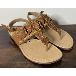 Tortuga Size 25 (US Women's Size 8) Leather Mexican Sandals EUC